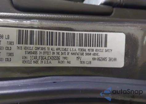 2018 Jeep Grand Cherokee Limited 4X4 из США, поврежденный, VIN 1C4RJFBG4JC426596